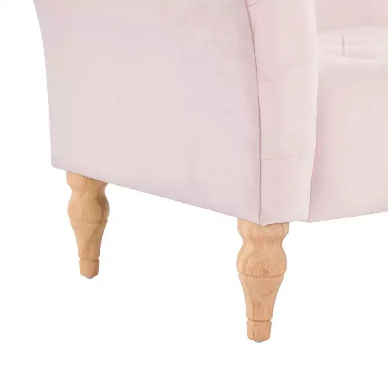 Banc en velours capitonné vintage avec accoudoirs arrondis – 154 cm de large, capacité de 136 kg