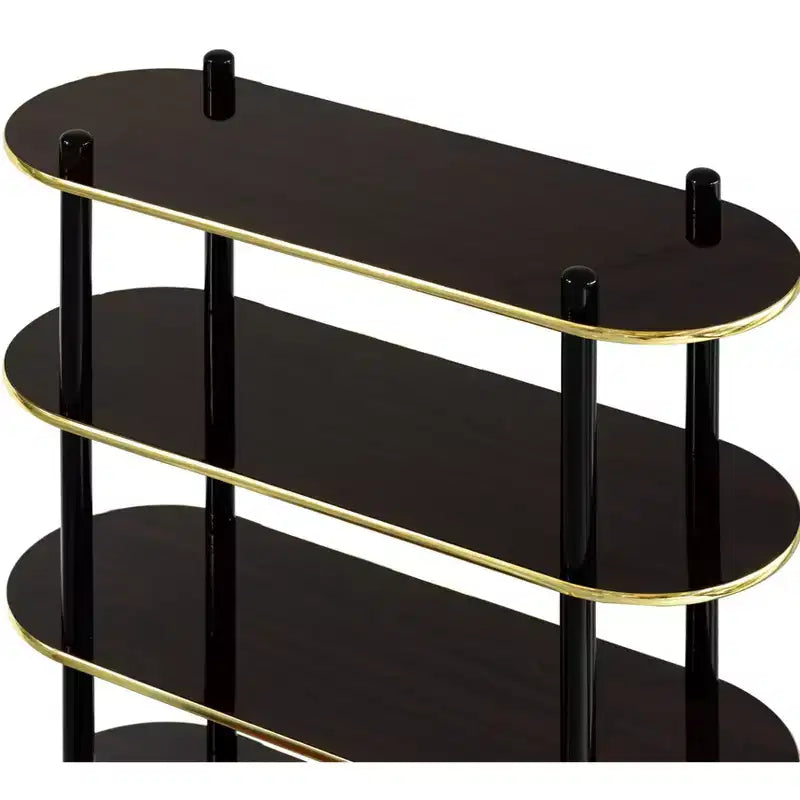 Étagère ouverte à 5 niveaux – Style classique contemporain, bibliothèque étagère de 150 cm