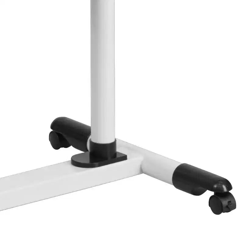 Bureau d'ordinateur mobile à hauteur réglable – Structure en acier, rotation à 360°, surface ventilée