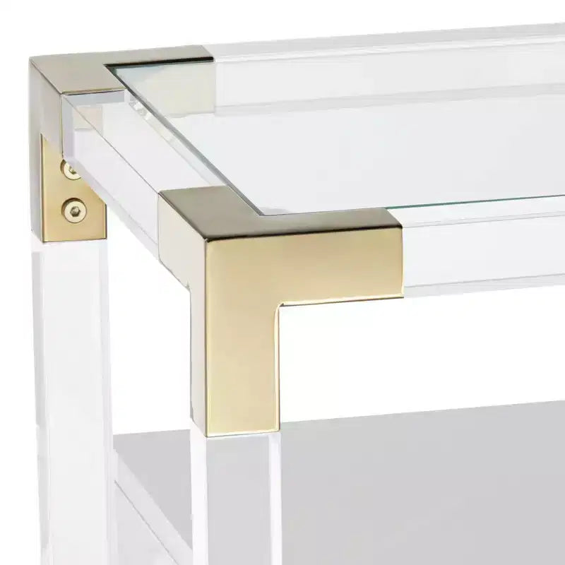 Table Basse de Rangement Carrée Moderne – Compartiment Caché, Finition Mate