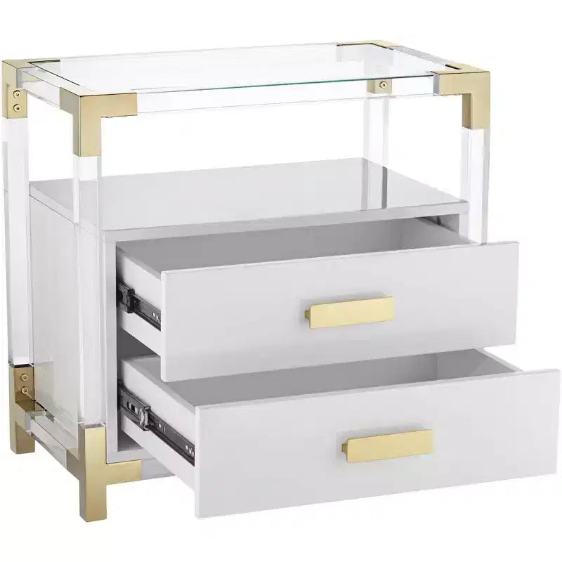 Table Basse de Rangement Carrée Moderne – Compartiment Caché, Finition Mate